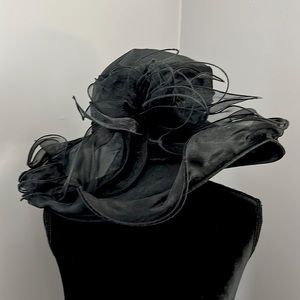 Something Special Black Dress Hat NWT